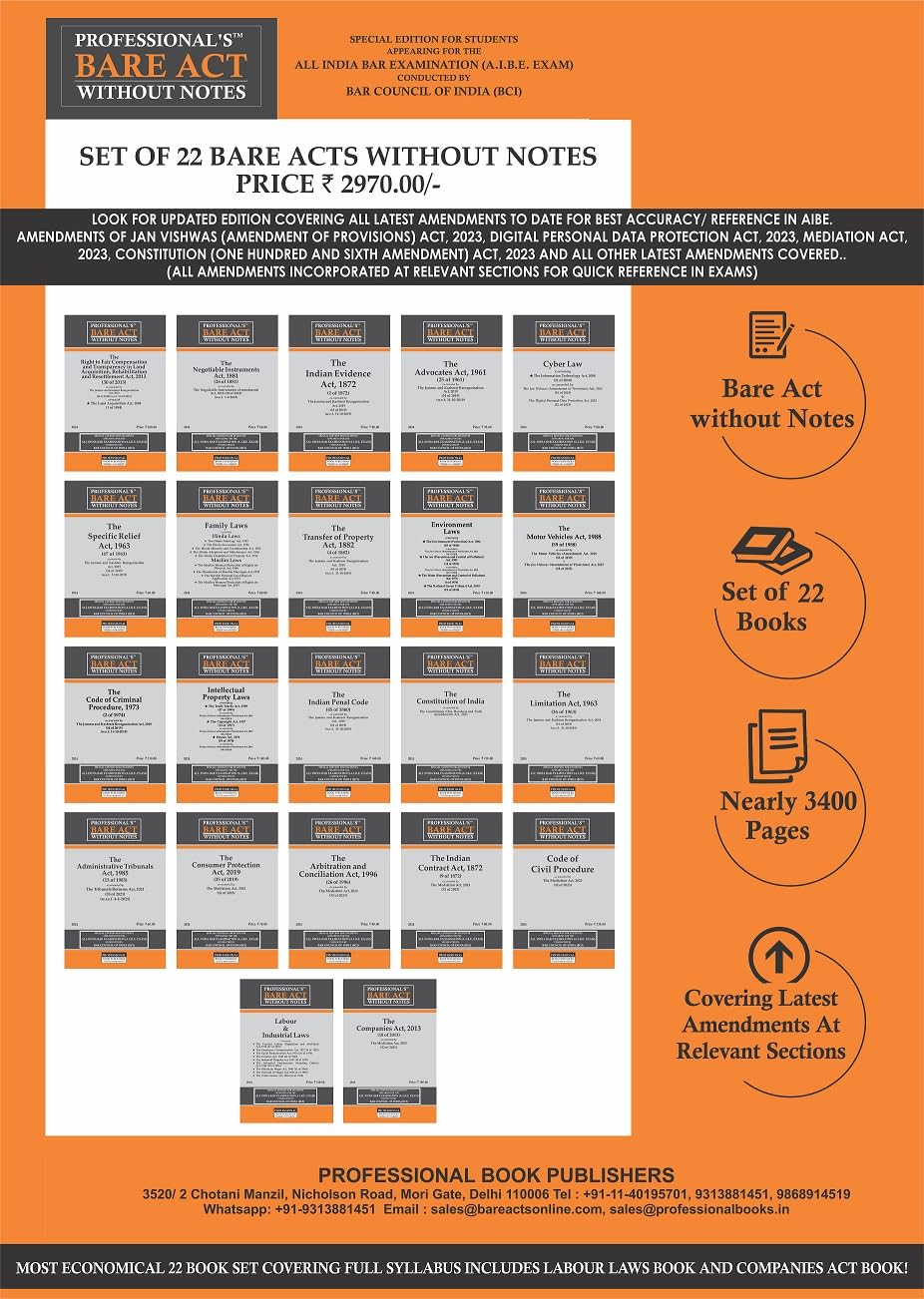 PROFESSIONAL'S AIBE Exam 22 book Bare