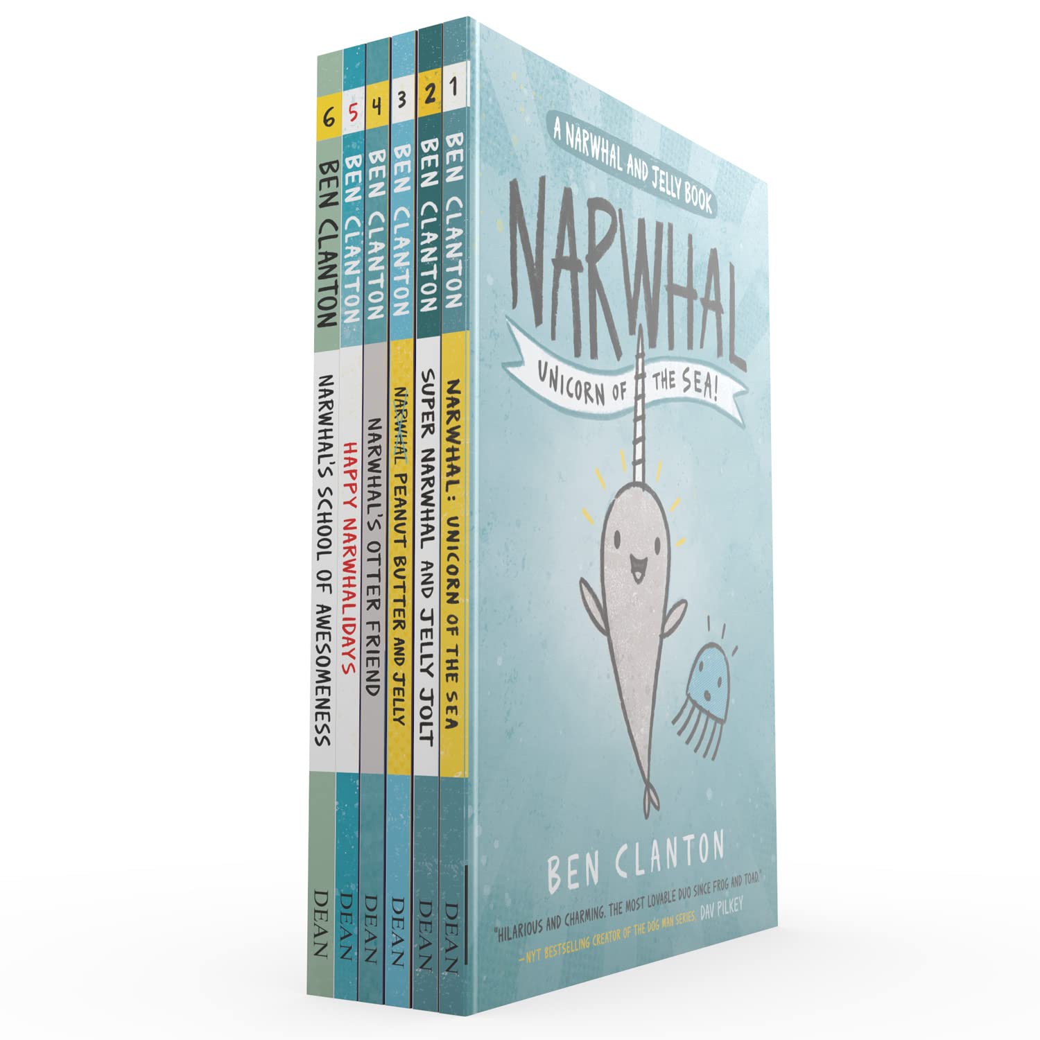 NARWHAL AND JELLY 6-BOOK SHRINKWRAP PA