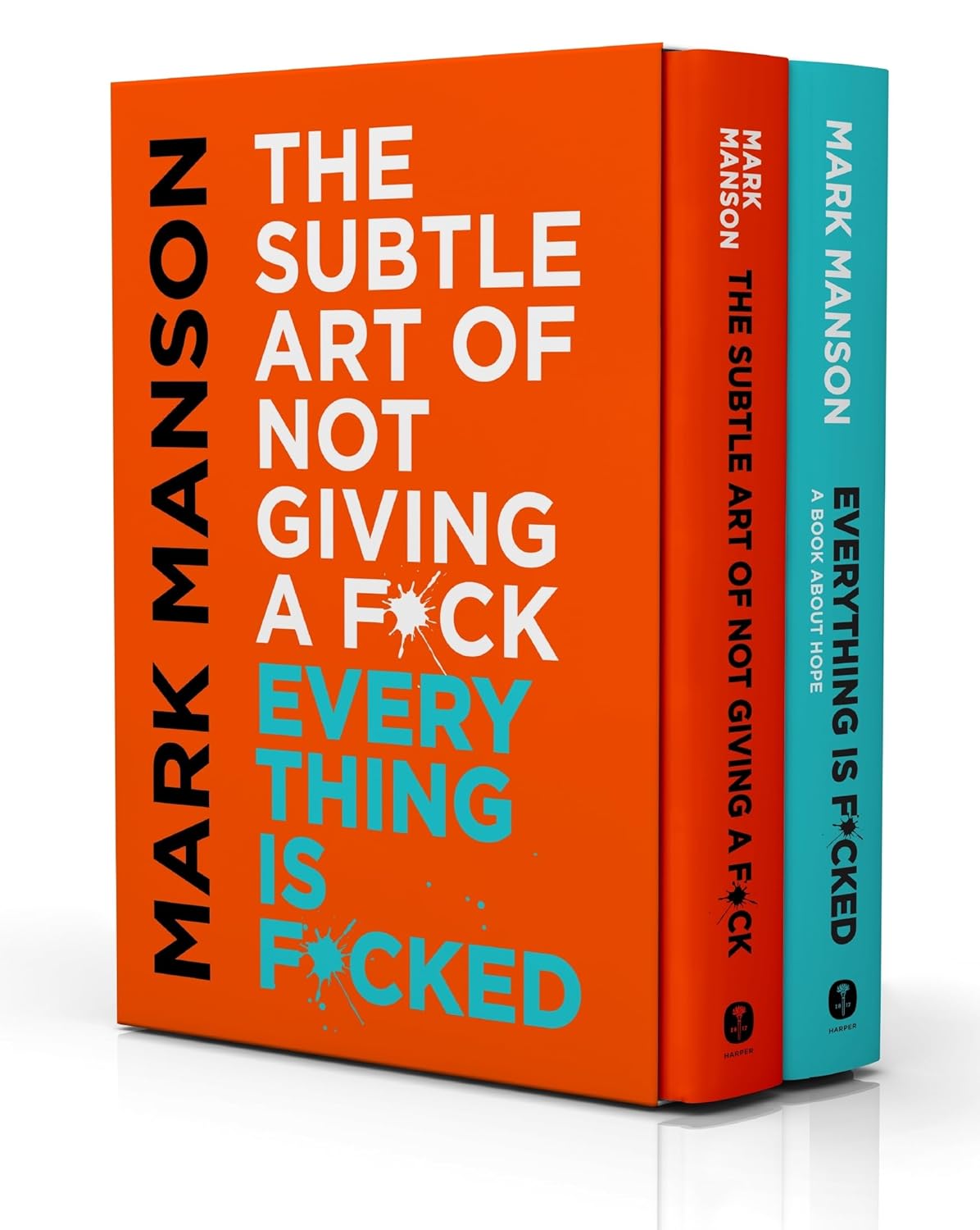 MARK MANSON BOXSET Hardcover edition ( The Subtle Art of Not Giving a F*ck , Everything is F*cked)