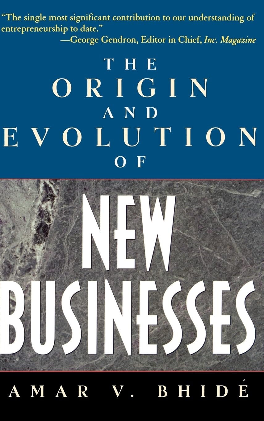 The Origins and Evolution of New Businesses