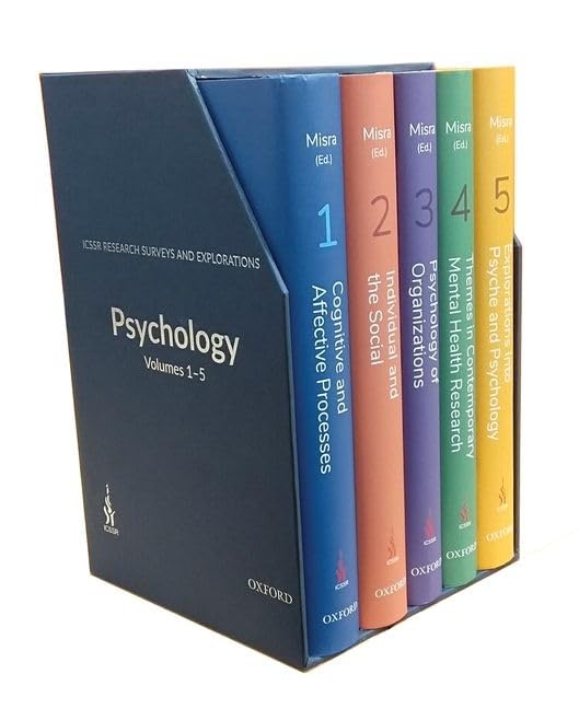 ICSSR SURVEY OF PSYCHOLOGY IN INDIA VOL 1 - 5 PK