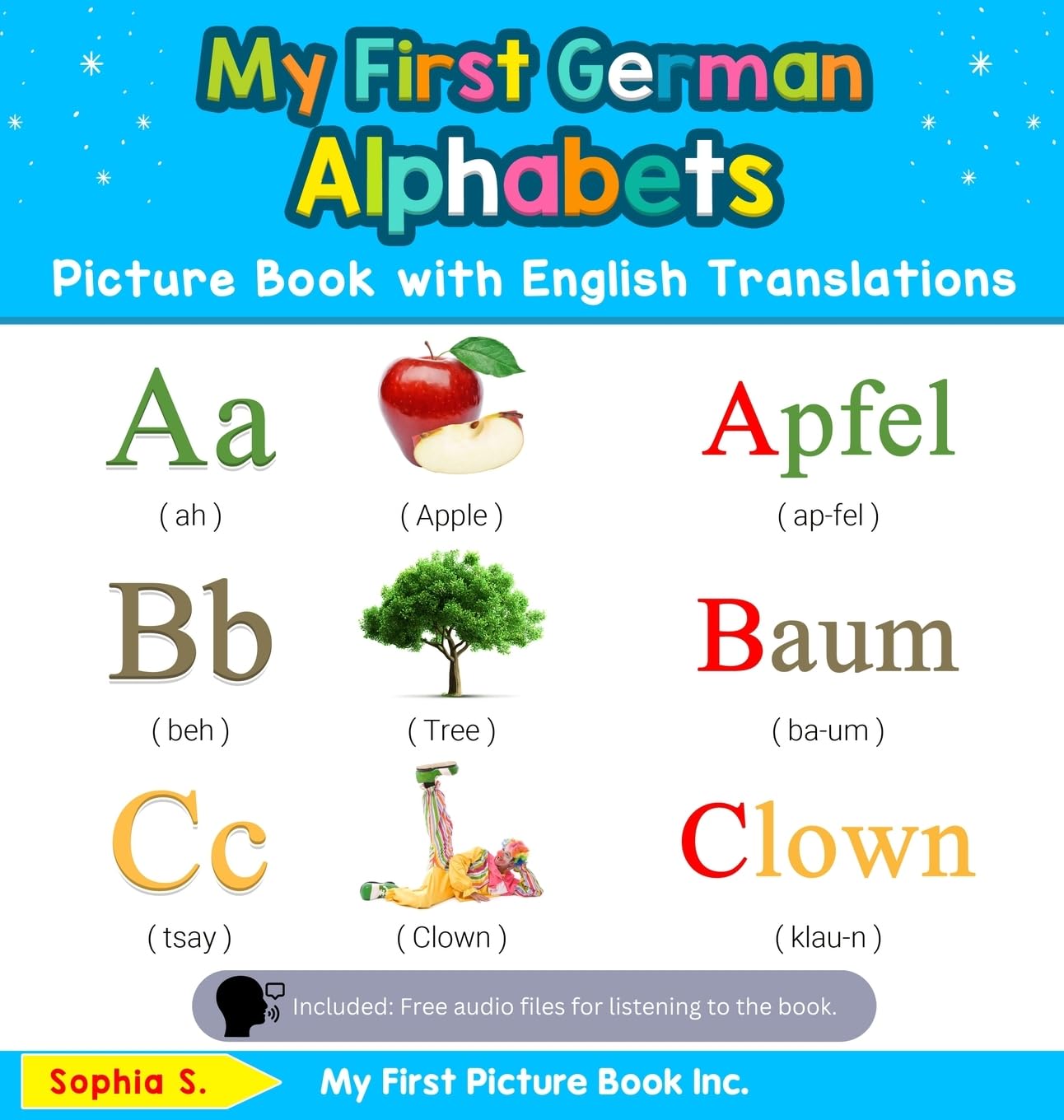 My First German Alphabets Picture Book with English Translations