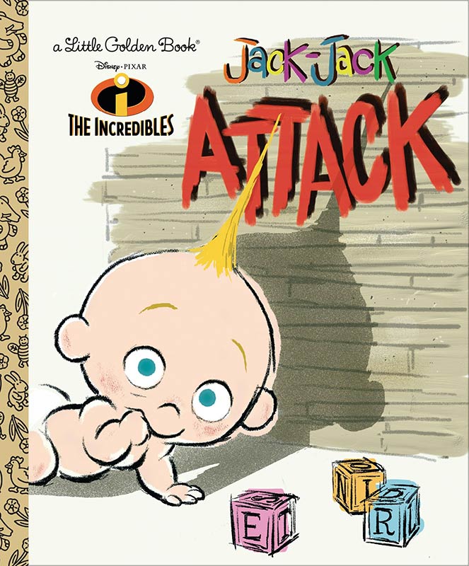 Jack-Jack Attack (Disney/Pixar The Incredibles) (Little Golden Book)