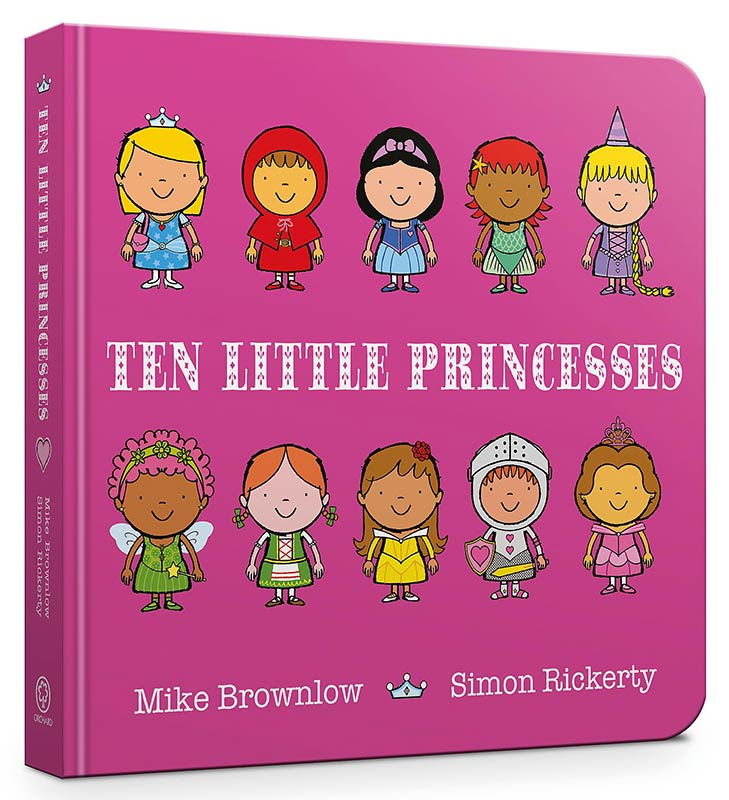 Ten Little Princesses: Board Book