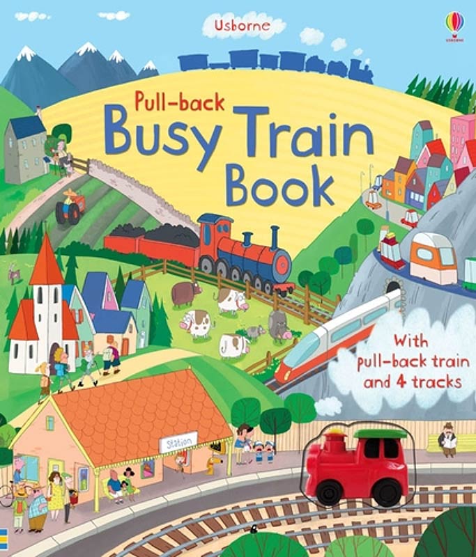 Pull-back Busy Train Book (Pull-back books)