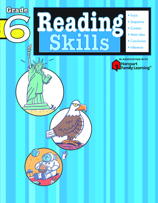 Reading Skills : Grade 6 (Flash Kids Harcourt Family Learning)