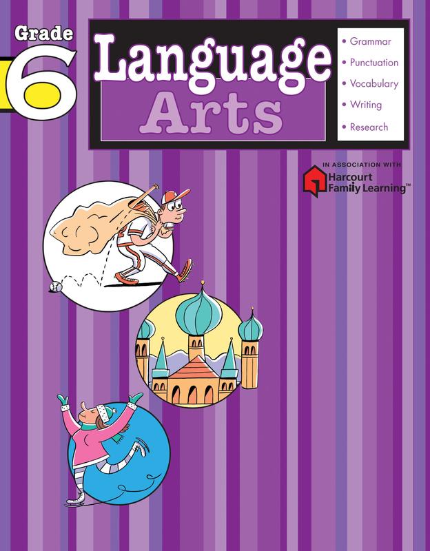 Language Arts : Grade 6 (Flash Kids Harcourt Family Learning)