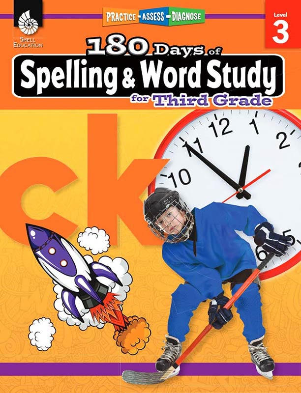 180 Days of Spelling and Word Study for Third Grade: Practice, Assess, Diagnose (180 Days of Practice)