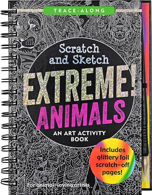 Scratch & Sketch Extreme Animals: An Art Activity Book