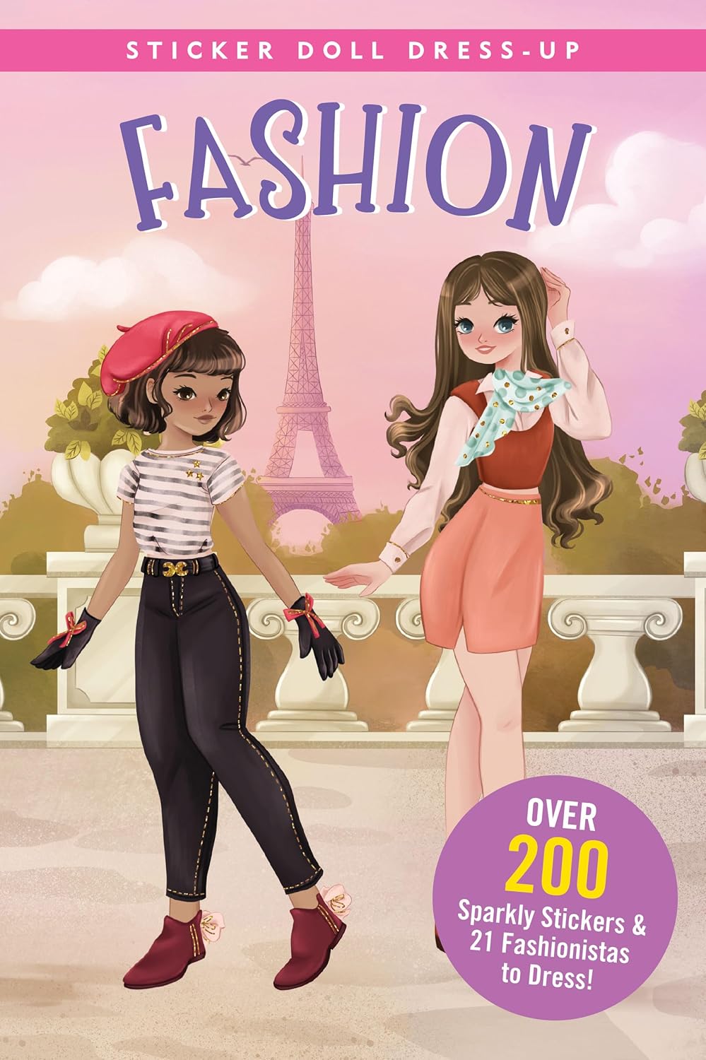 Fashion Sticker Doll Dress-up Book