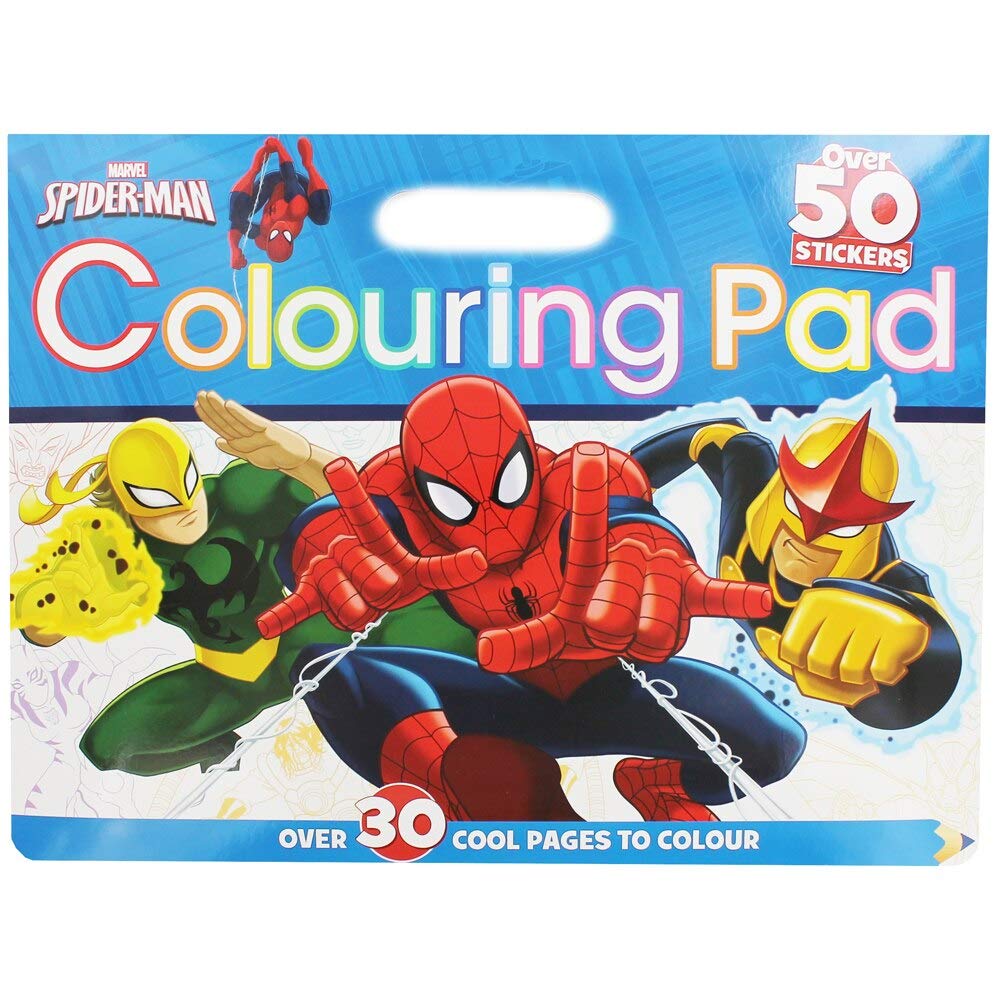 Marvel Spider-Man Colouring Pad: Over 30 Cool Pages to Colour, with Over 50 Stickers