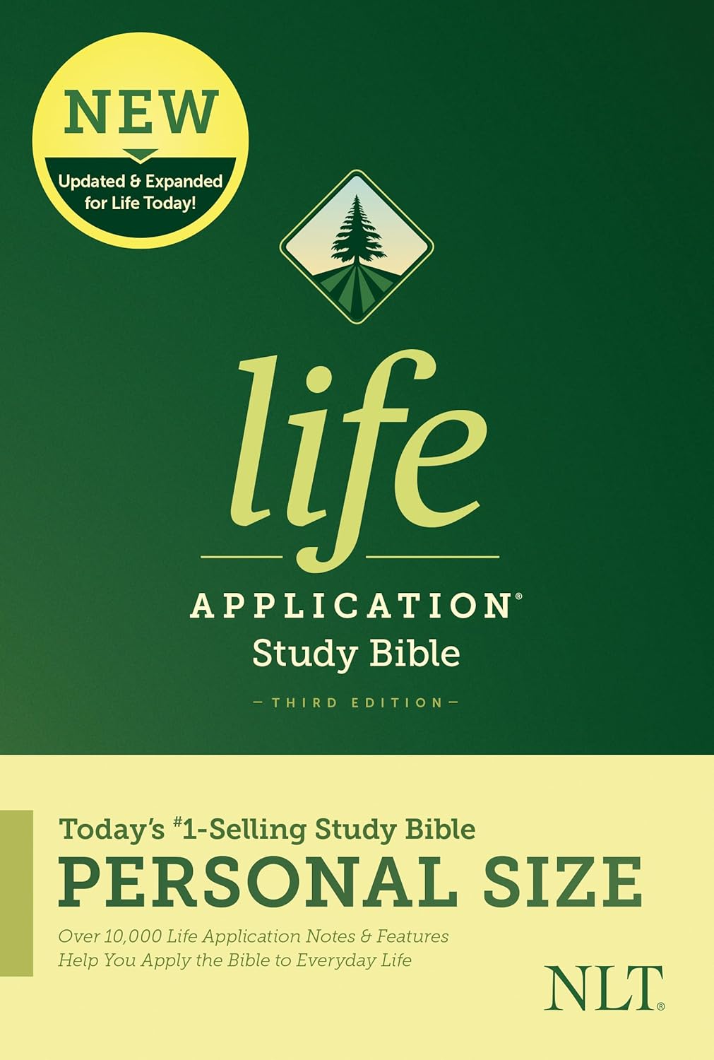 NLT Life Application Study Bible, Third Edition, Personal Size