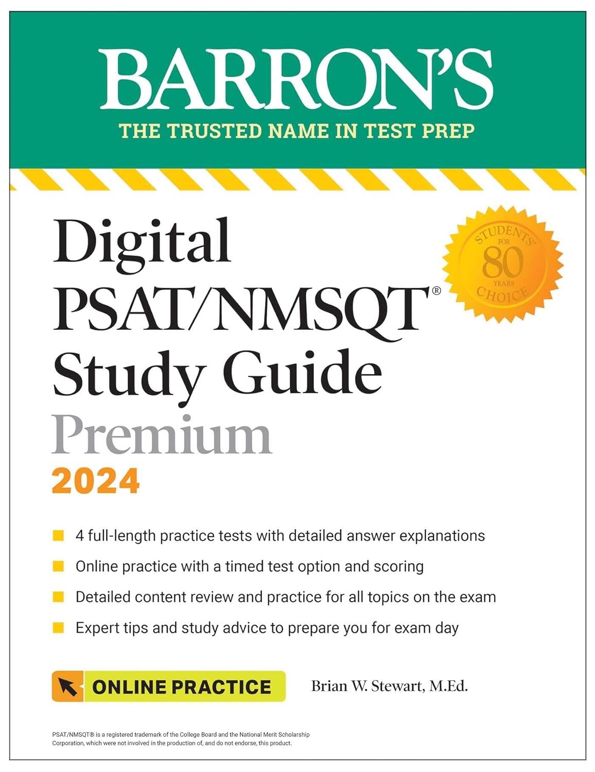 Digital PSAT/NMSQT Study Guide Premium, 2024