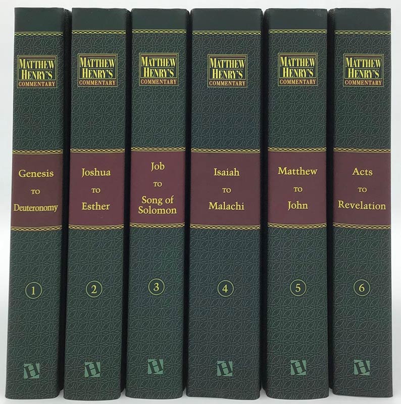 Matthew Henry's Commentary on the Whole Bible, Complete 6-Volume Set: Complete and Unabridged