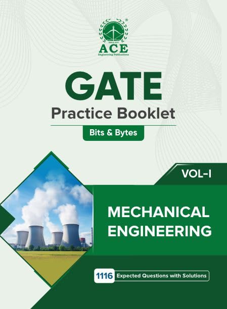 GATE 2025 Mechanical Engineering Practice Booklet Bits & Bytes Volume 1