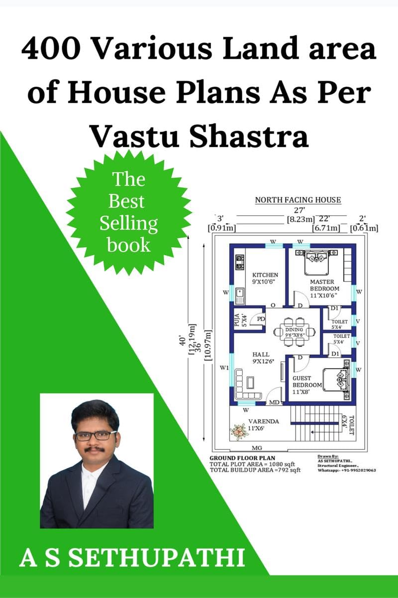 400 Various Land area of House Plans As Per Vastu Shastra