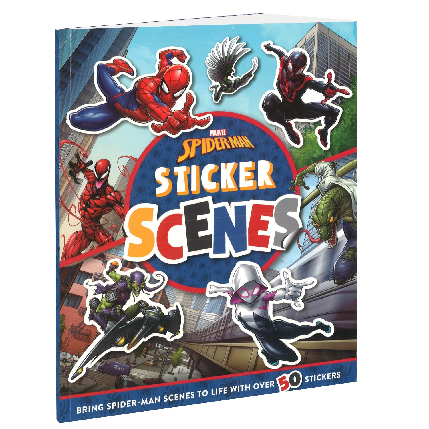 Marvel Spider-Man: Sticker Scenes | Stickers and Activities Book for 6 to 8 Year Old