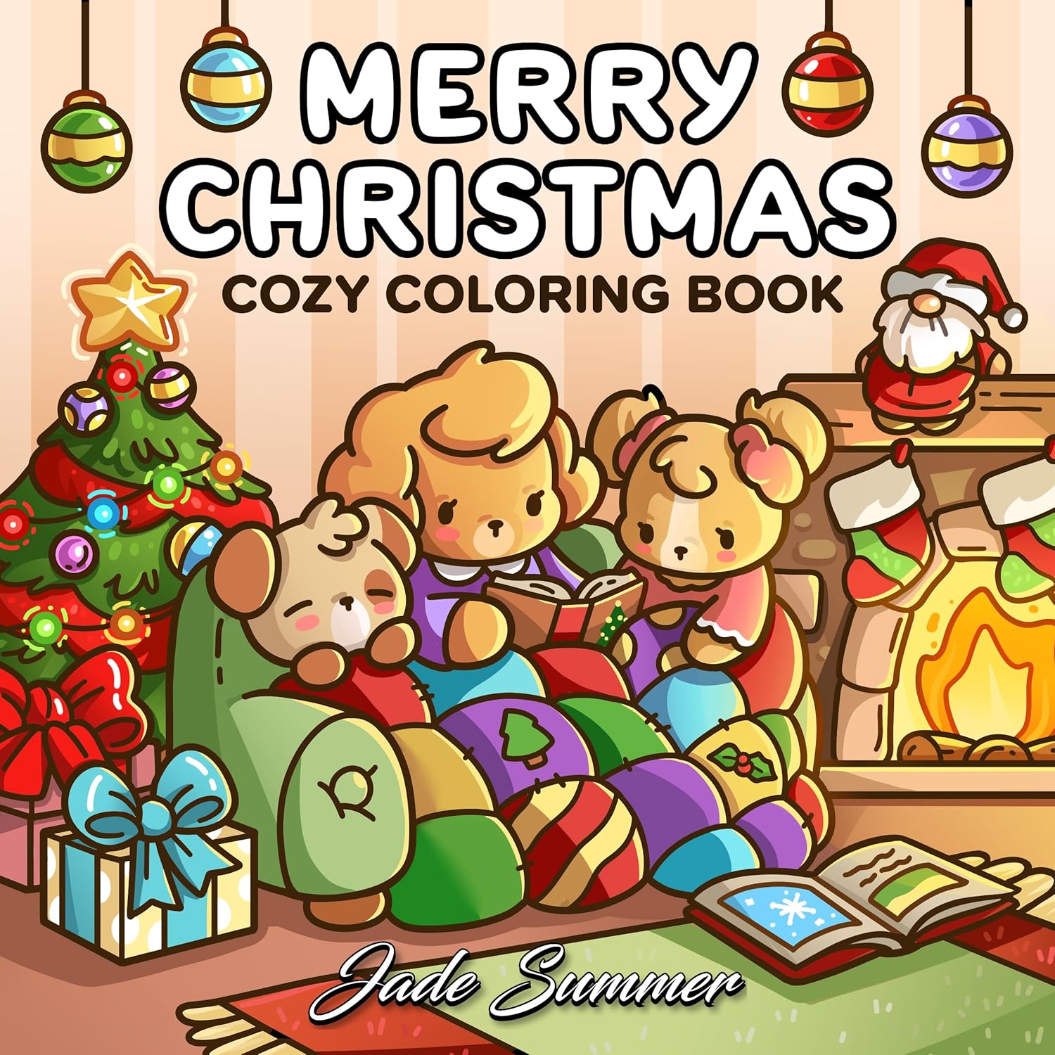 Merry Christmas: Cozy Coloring Book