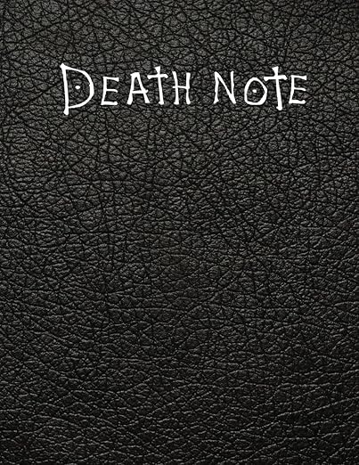 Death Note: Death Note Notebook with rules, 8.5" x 11" Perfect for taking Notes and Doodling