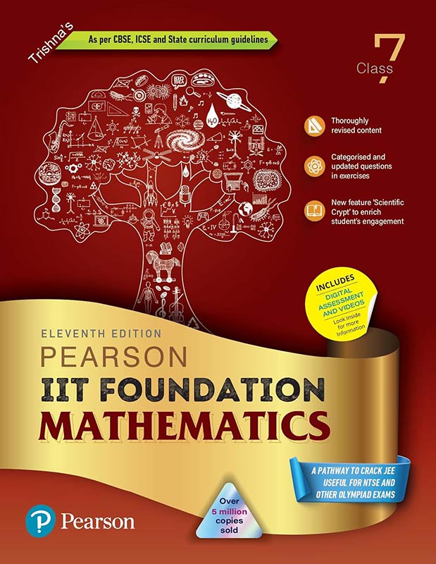 Pearson IIT Foundation'24 Mathematics Class 7