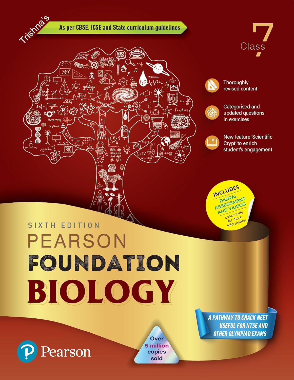 Pearson IIT Foundation'24 Biology Class 7