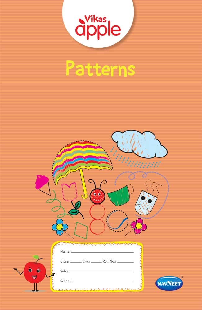 Navneet Apple Patterns JR.K.G. |English| Pre School Book