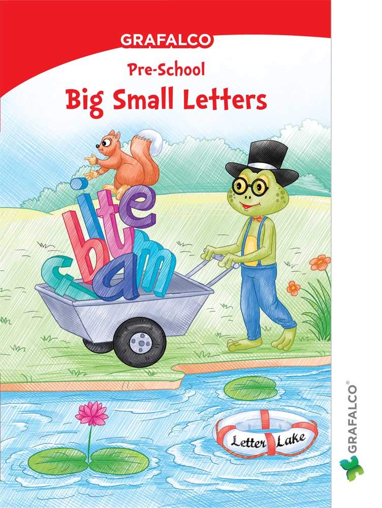 Navneet Grafalco -Pre School Big Small Letter Sr. Kg. | English | Pre School Book