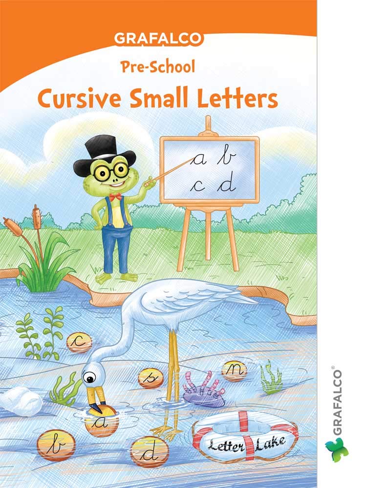 Navneet Grafalco Cursive Small Letter Sr. Kg. | English | Pre School Book