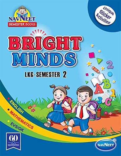 Navneet Semester Book Bright Minds-LKG Semester 2