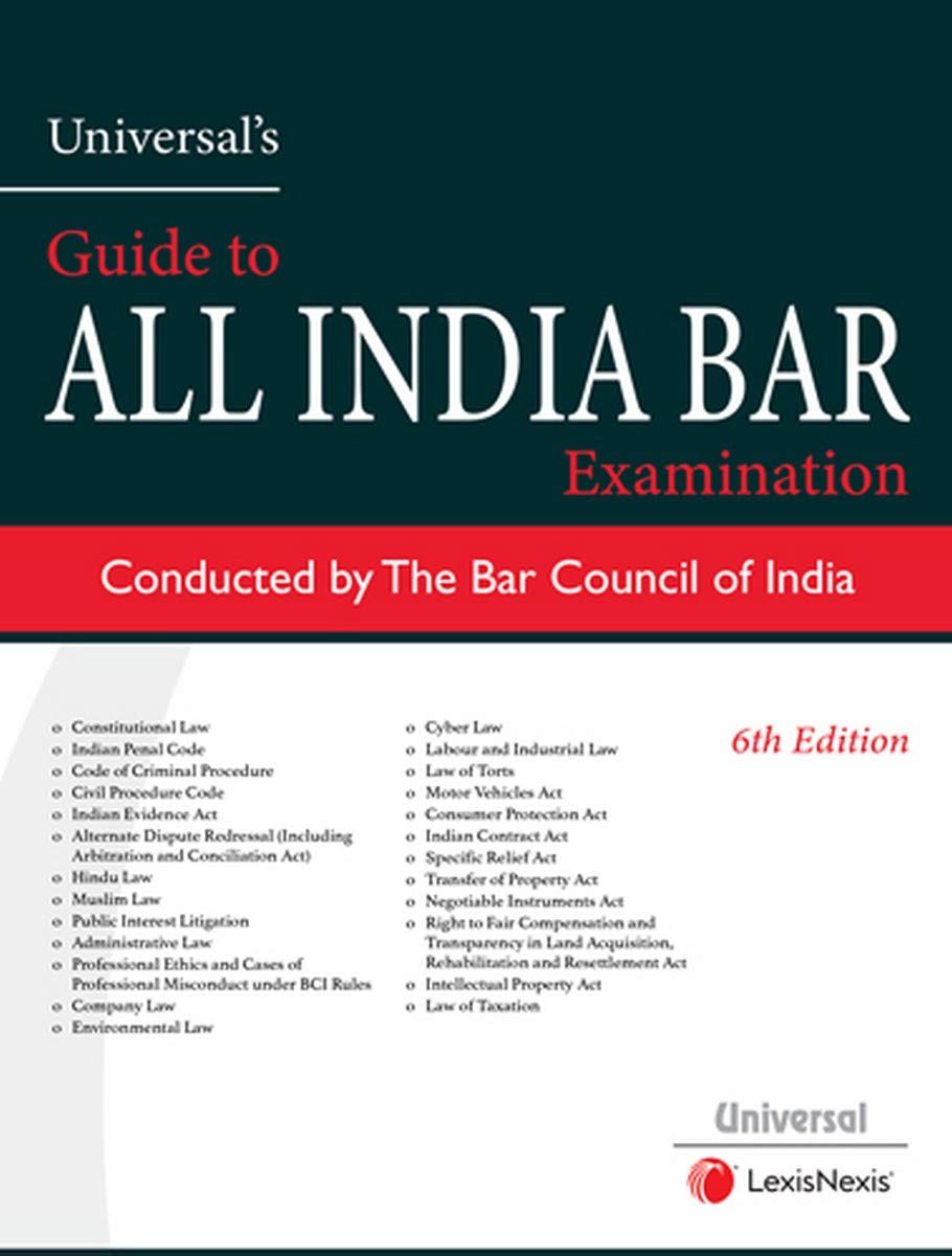 Aibe - Guide To All India Bar Examination - Conducted By The Bar Council Of India / 6th Latest Edition