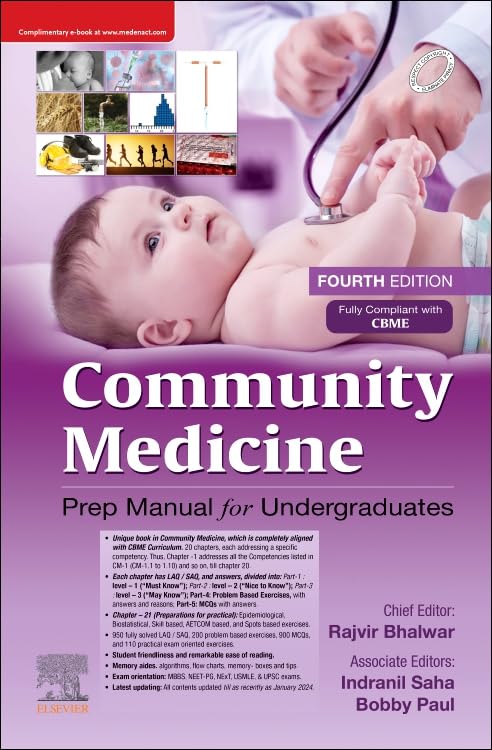 Community Medicine: Prep Manual for Undergraduates, 4e