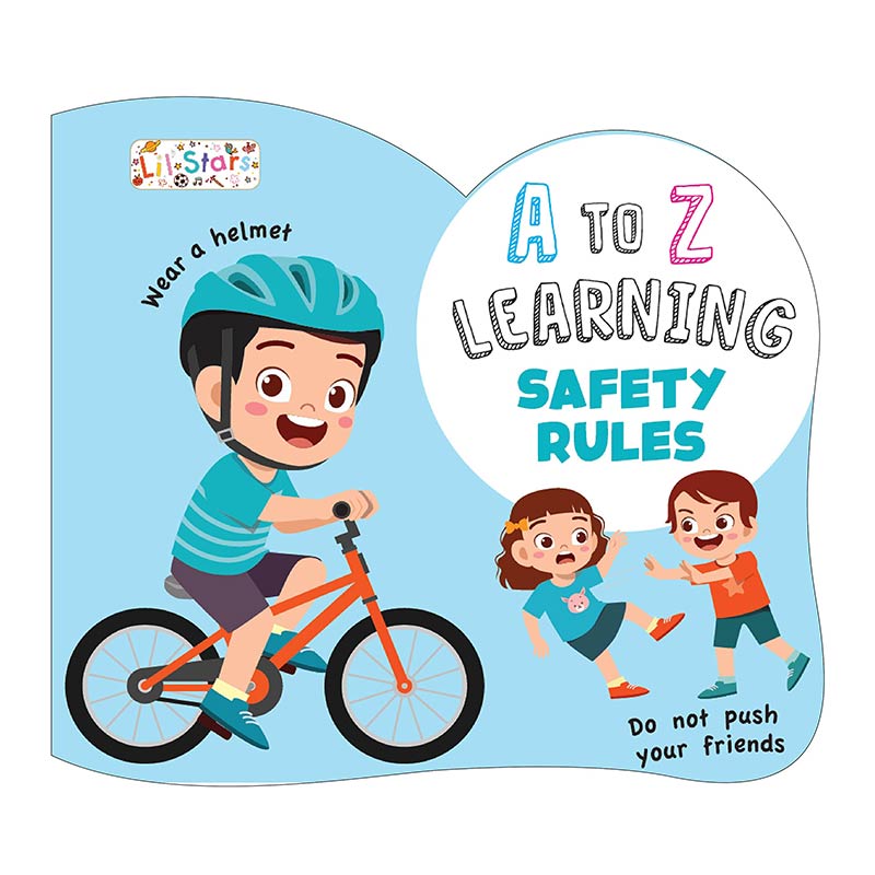 A To Z Learning - Safety Rules Board Book for Kids