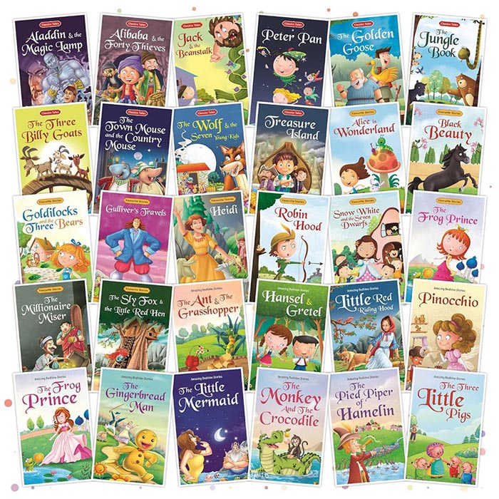 Set of 30 Classic Tales, Favourite & Bedtime Story Books