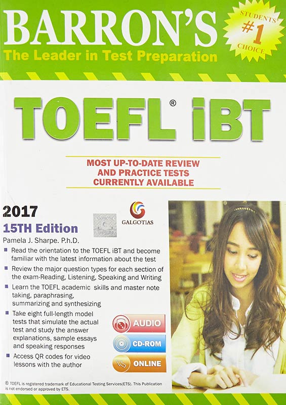 Barron's TOEFL iBT 15th edition (DVD)