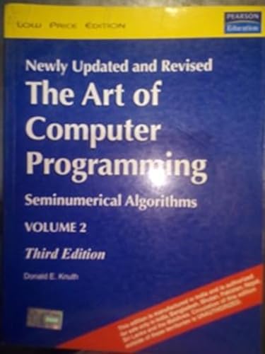 ART OF COMPUTER PROGRAMMING VOL 2: Volume 2