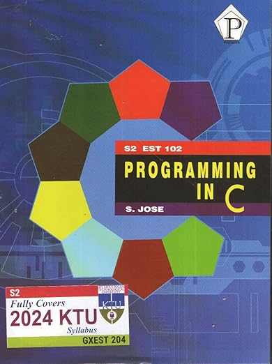 Programming in C KTU GXEST 204