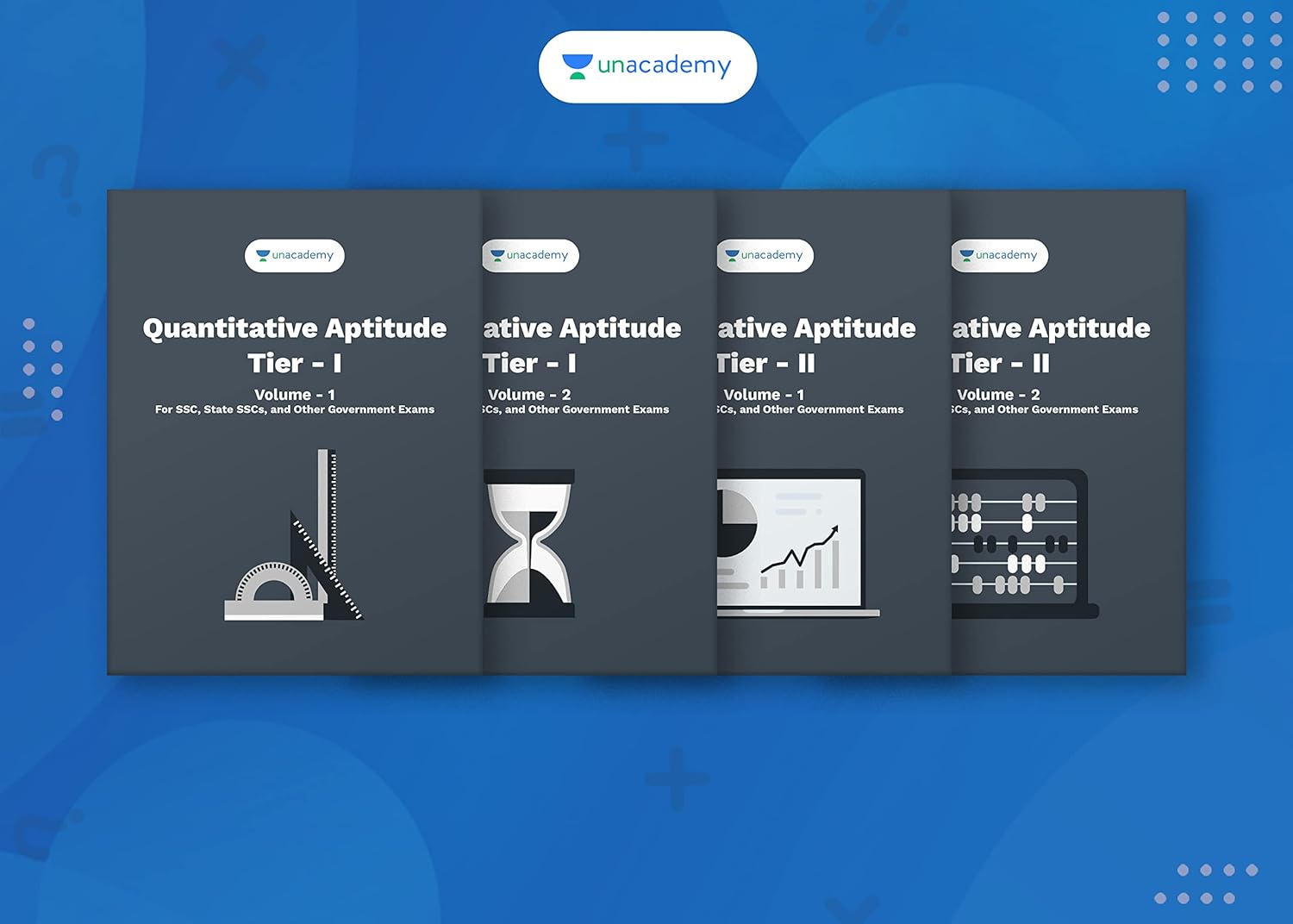 Quantitative Aptitude (QA) for SSC Exams (Set of 4 books)