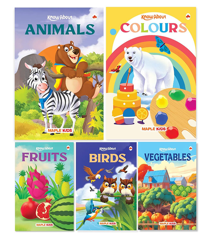 My First Books for Kids (Illustrated) (Colourful) (Set of 5 Books)