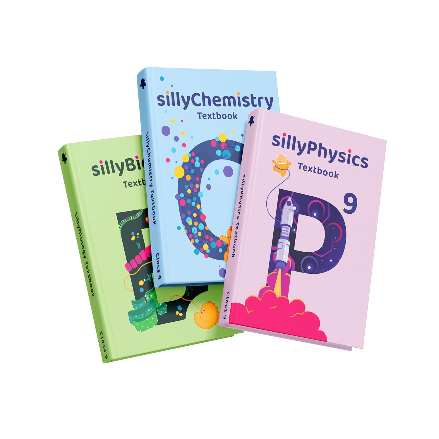 SillyBundle - Class 9 Science Textbook Bundle - Physics + Chemistry +Biology | CBSE | NCERT Based | sillyScience