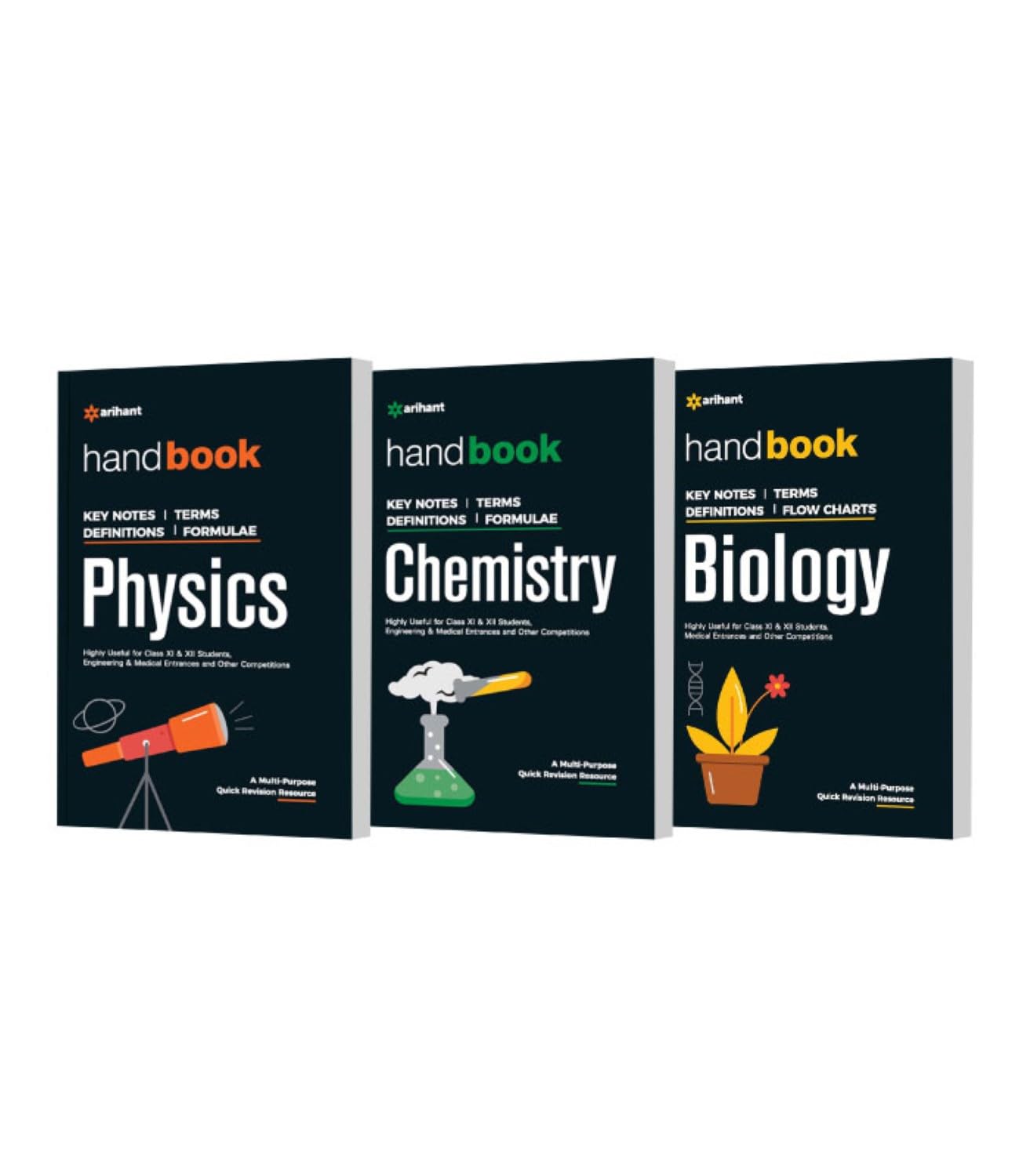 Handbook of Physics, Chemistry and Biology (Combo set of 3 books) Paperback –  by