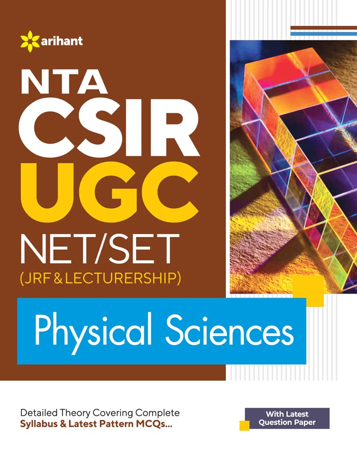 Arihant NTA CSIR UGC NET 1 Book 2024/SET (JRF & Lecturership) Physical Sciences