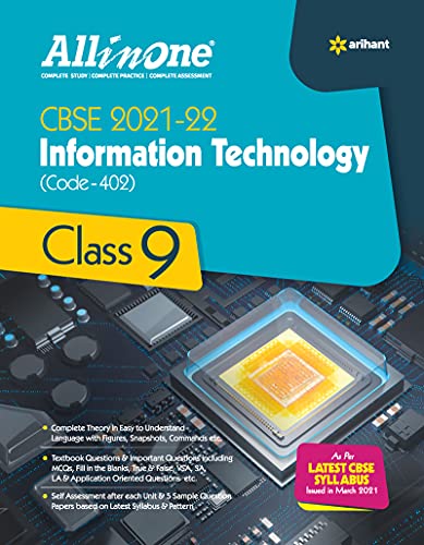 CBSE All In One Information Technology Class 9 for 2022 Exam (Updated edition for Term 1 and 2)