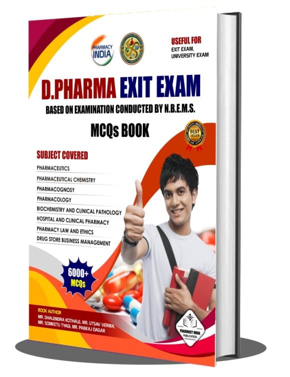 D. Pharma Exit Exam Competitive MCQ Book