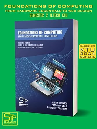 Foundations of Computing: From Hardware Essentials to Web Design (KTU B.Tech Semester 2, 2024 Scheme)