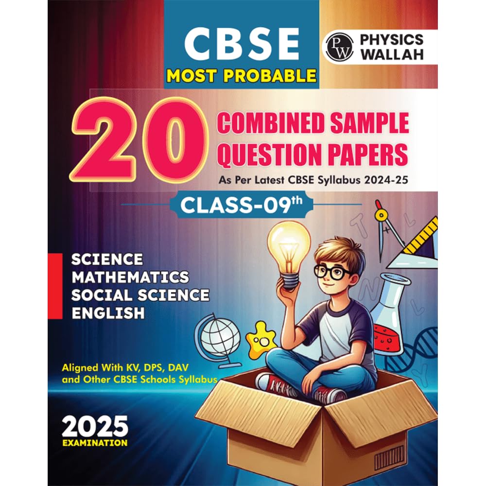 PW CBSE Class 9 Most Probable 20 Combined Sample Question Papers For 2024-2025 Exam