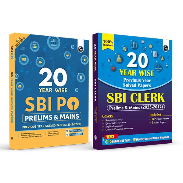 PW 20 SBI PO (2015-2023) and 20 SBI Clerk (2023-2012)