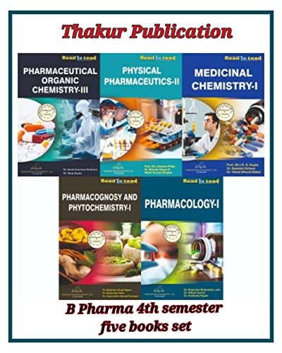 B.pharm- 4th Semester (4 In 1) Books ACCORDING TO NEW SYLLABUS Of Pharmacy Council Of India. Same Syllabus/books To All State University And College