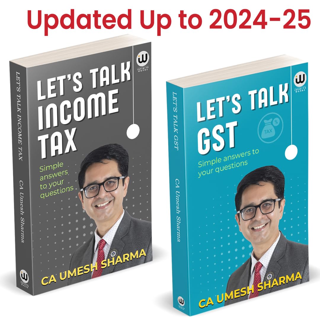 Lets Talk Income Tax | Lets Talk GST | CA Umesh Sharma | Combo Gift Pack Set | Latest Updated Edition