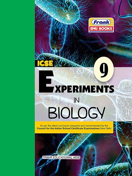 Frank EMU Books Lab Manual ICSE Experiments in Biology Class 9