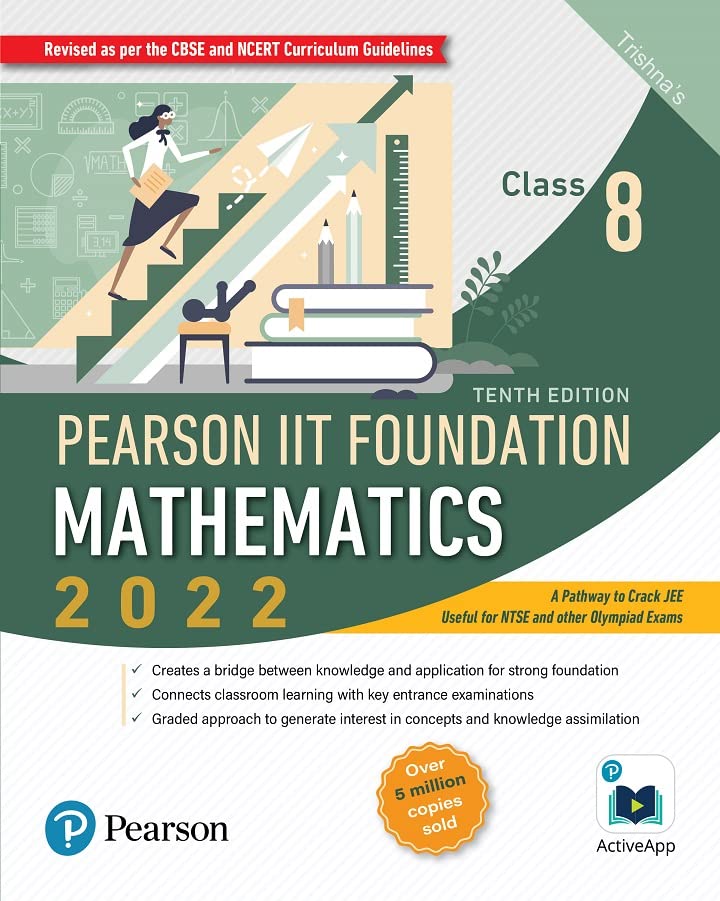 Pearson IIT Foundation Mathematics Class 8 | Tenth Edition